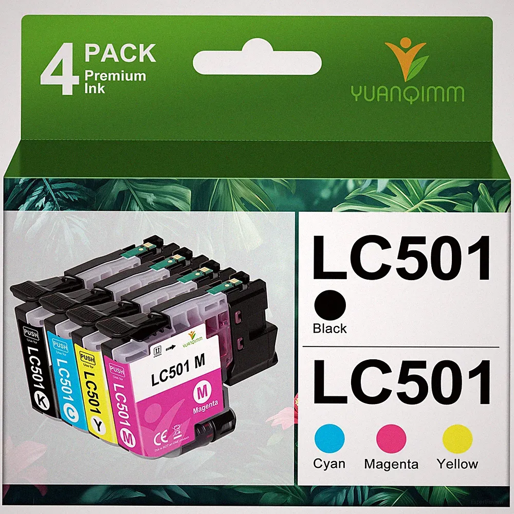 4PACK LC501 Ink Cartridges for Brother MFC-J1260DW MFC-J1360DW MFC-J1410DW LC501