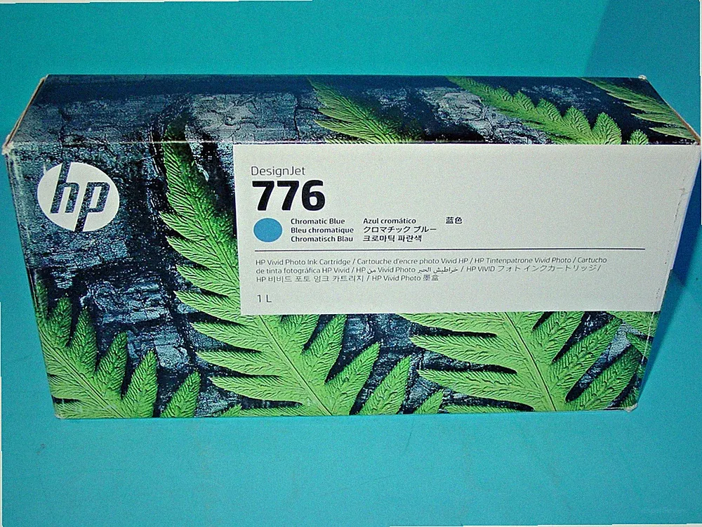 HP 776 DesignJet Chromatic Blue Vivid Photo Ink Cartridge for Z9+ Pro Aug 2023