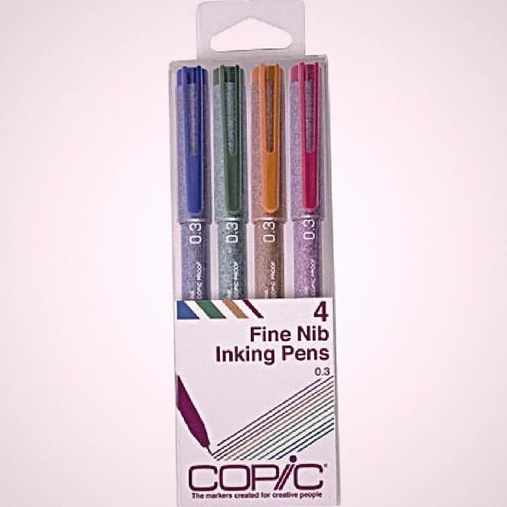 Markers Multiliner Color Pigment Based Ink 4-Piece Set MLCLR03