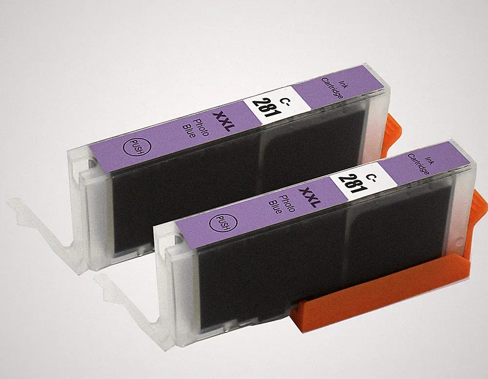 Photo Blue Ink Tanks Compatible for CLI-281XXL Canon TS9120 TS8120 TS8220 TS8320