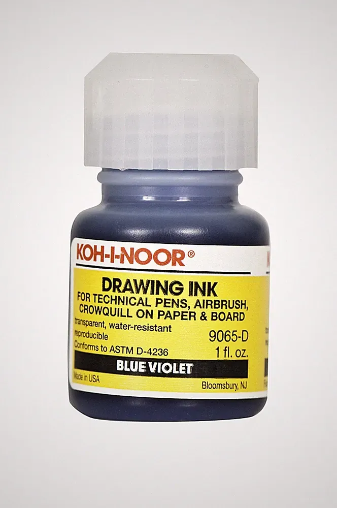 Pigment-Based Drawing Ink 1 Oz. Bottle Blue Violet 9065D.BVI