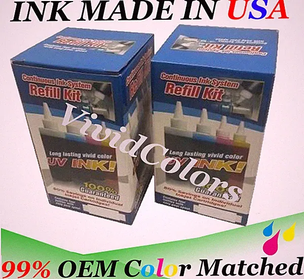 Vivid Colors CIS Refill Ink (non-OEM) for R1800 systems UV ink